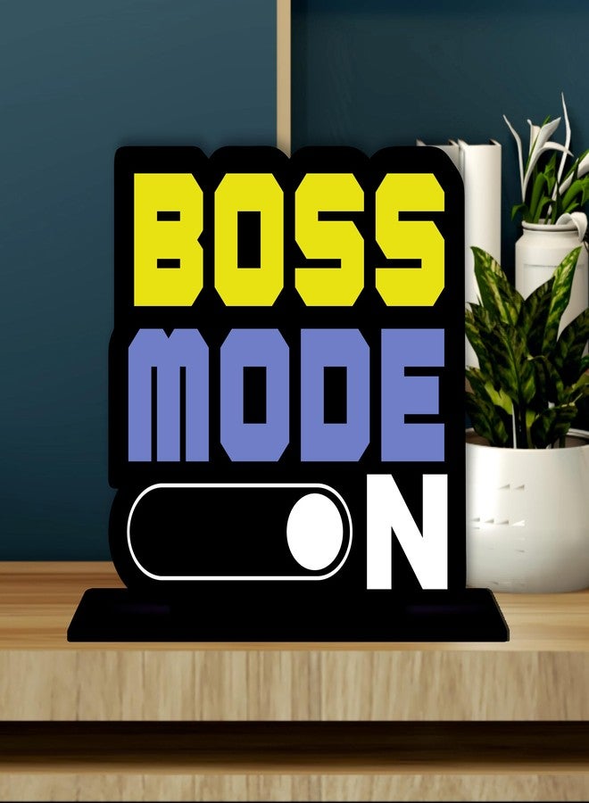 Giftplease Wooden Idols and Figurine Boss Mode on Table Decoration for Office Desk | Home Decor Item | Living Room | Modern Art Wood Showpiece Gift Item (TP-58) - Image 3